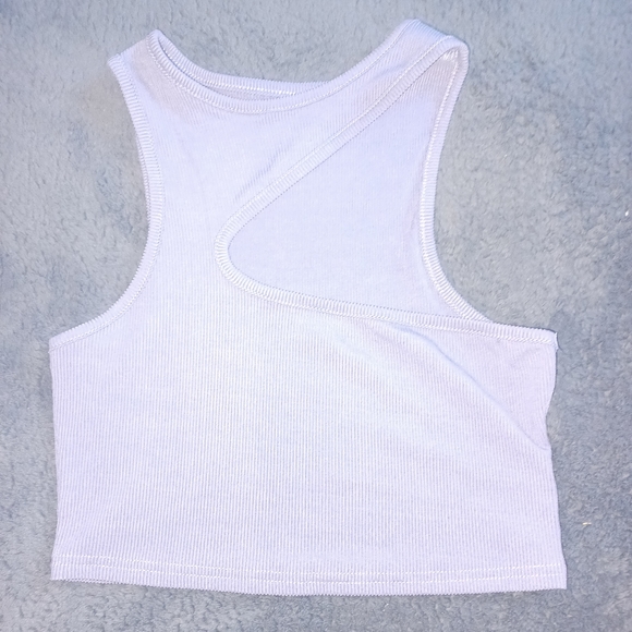 SHEIN ONE SHOULDER CROP TOP - Picture 4 of 6